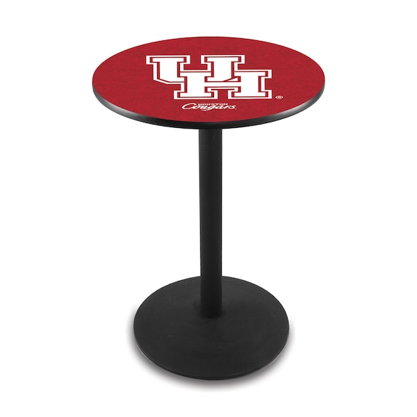 Holland Bar Stool Co 36" Blk Wrinkle Houston Pub Table L214B3628Houston - main